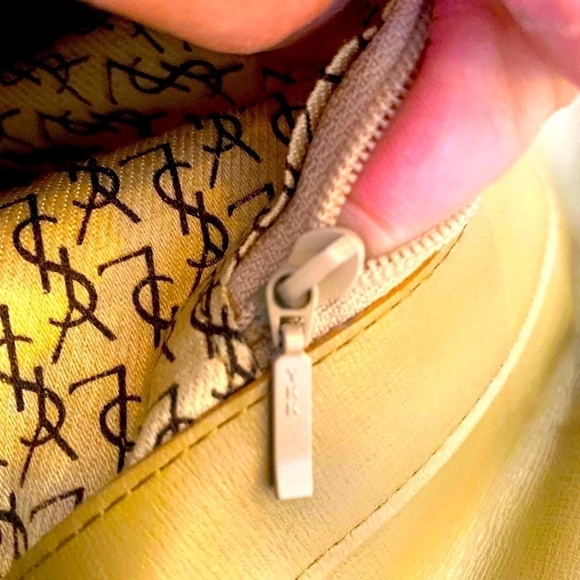 Vintage YVES Saint Laurent Ysl Vintage Clutch Bag Purse ๐๐ - Picture 9 of 14